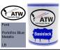 Preview: Ford, Portofino Blue Metallic, LB: 1L Lackdose, von ATW Autoteile West.